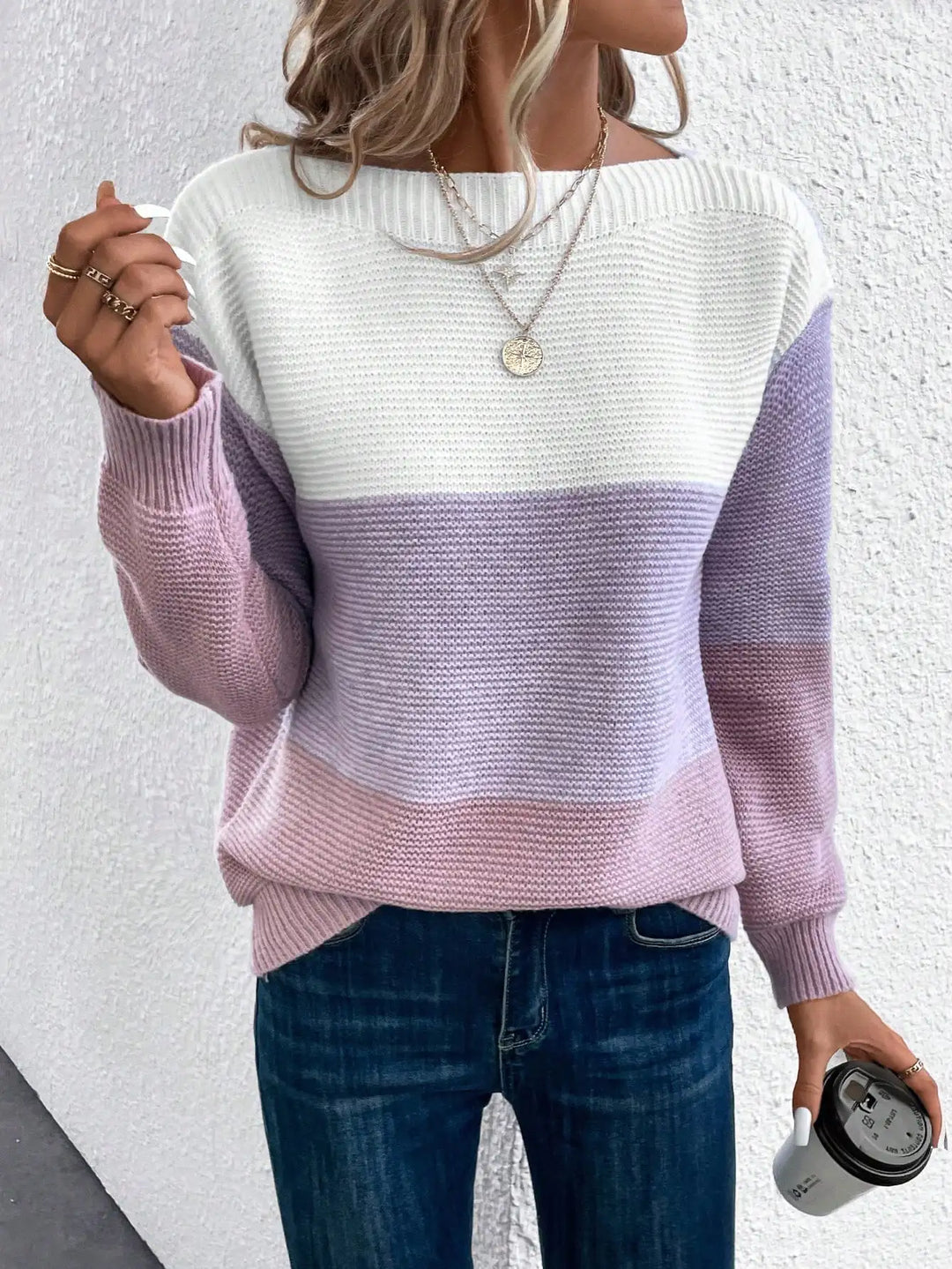 Grace | Sweater with Ombre Design