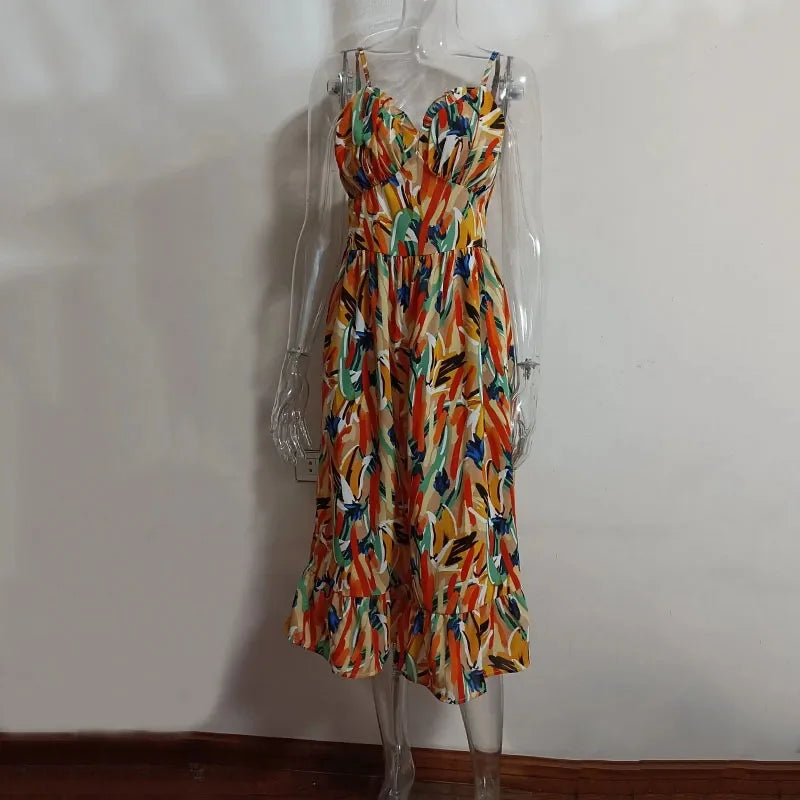 Angela | Dress with Bohemian Design