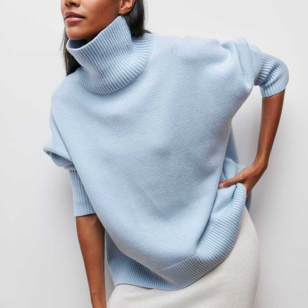 Noa | Turtleneck Sweater with Luxe Fabric
