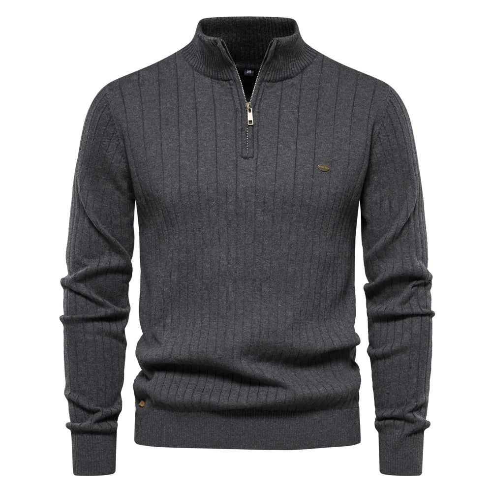Kevin | Zip Sweater with Premium Fabric
