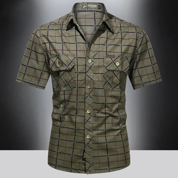 Austin | Short Sleeve Shirt with Checkered Pattern