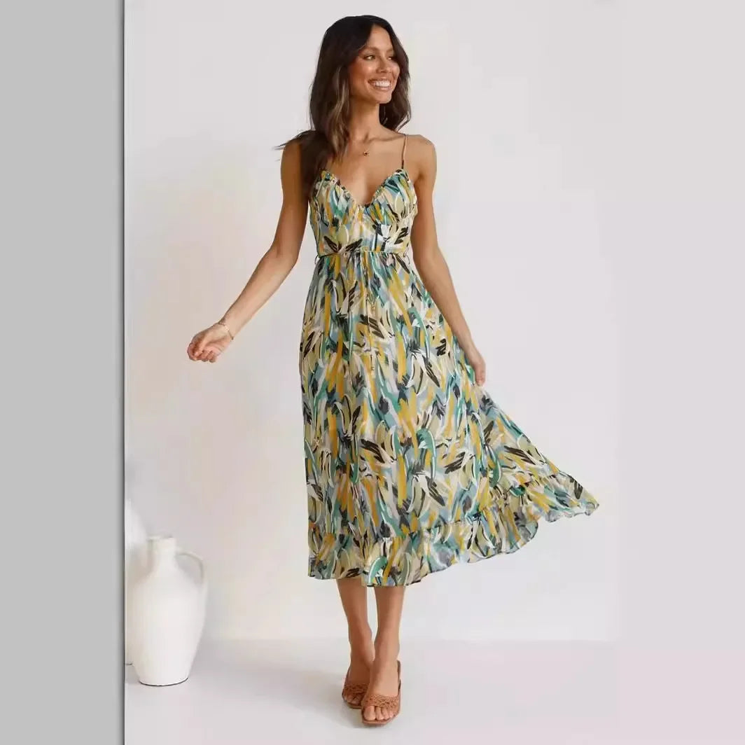 Angela | Dress with Bohemian Design