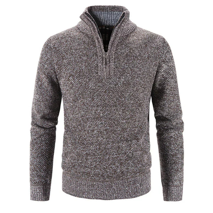 Steven | Half-Zip Sweater with Fine Knit Fabric