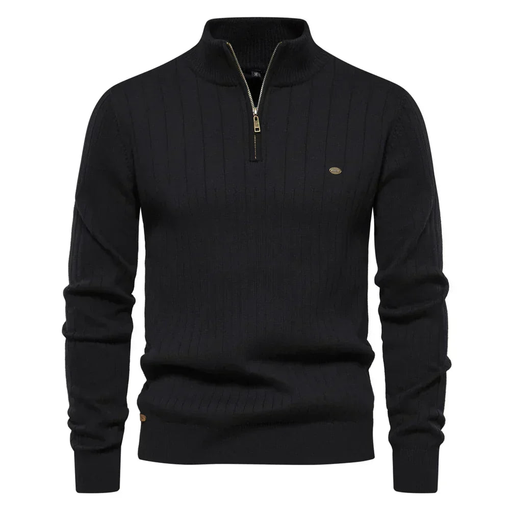 Kevin | Zip Sweater with Premium Fabric