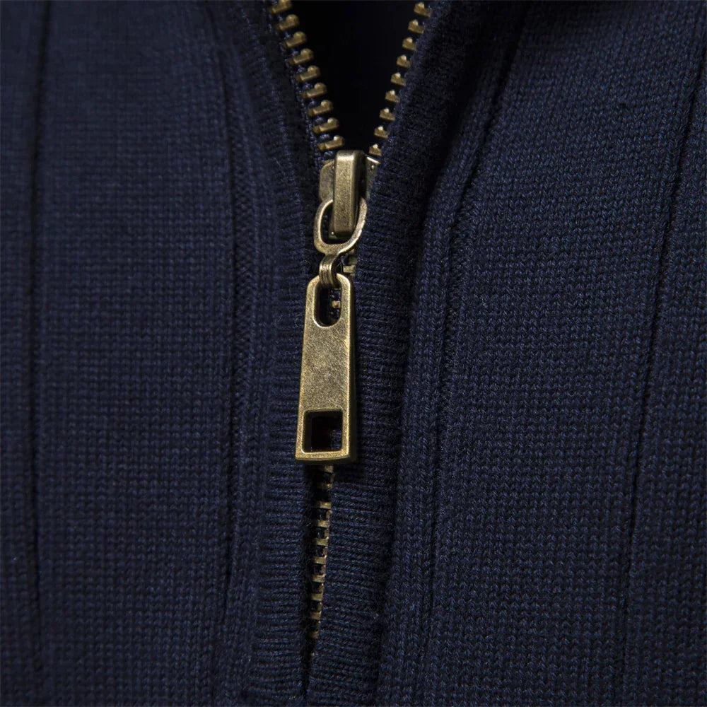 Kevin | Zip Sweater with Premium Fabric