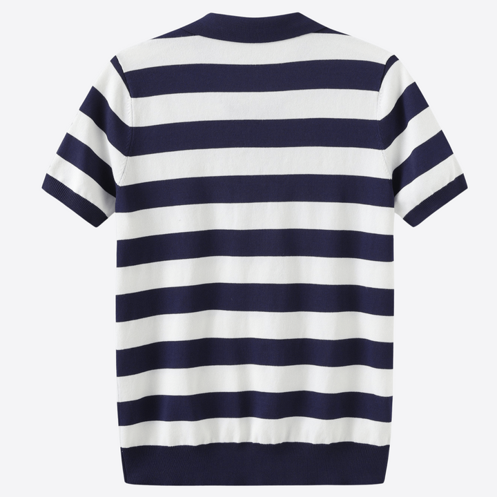 Gregory | Polo Shirt with Striped Design