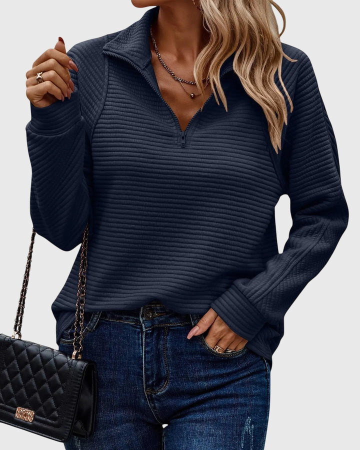 Molly | Half-Zip Sweater with Elegant Design