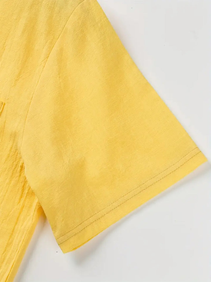 Ethan | Short Sleeve Shirt with Refined Design