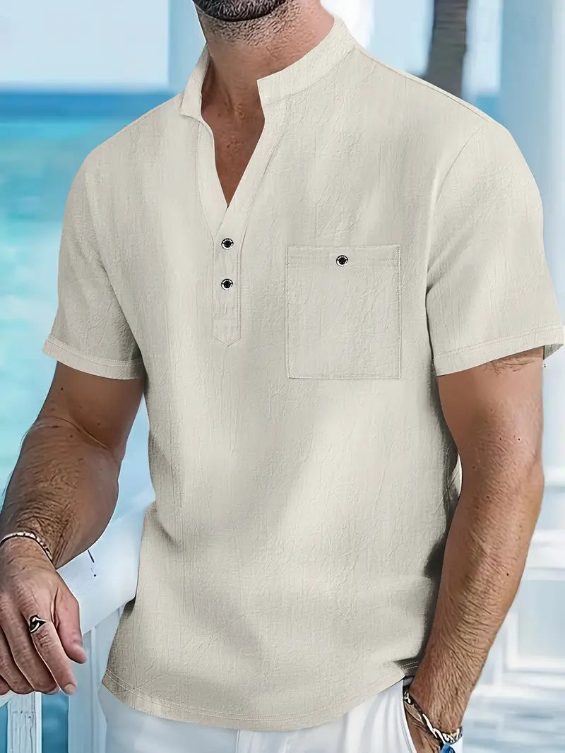 Ethan | Short Sleeve Shirt with Refined Design