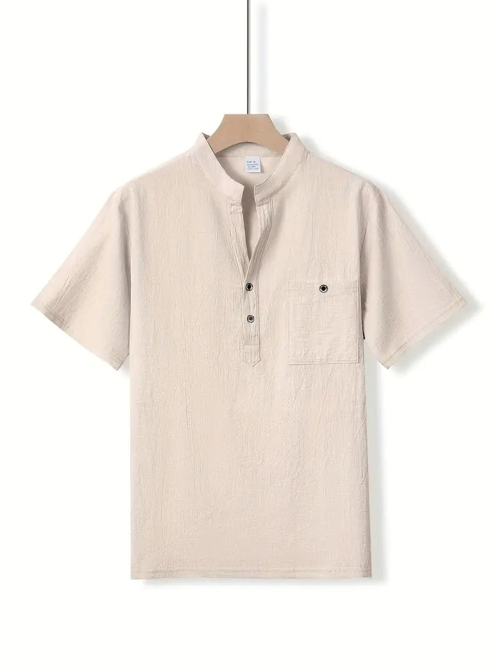 Ethan | Short Sleeve Shirt with Refined Design