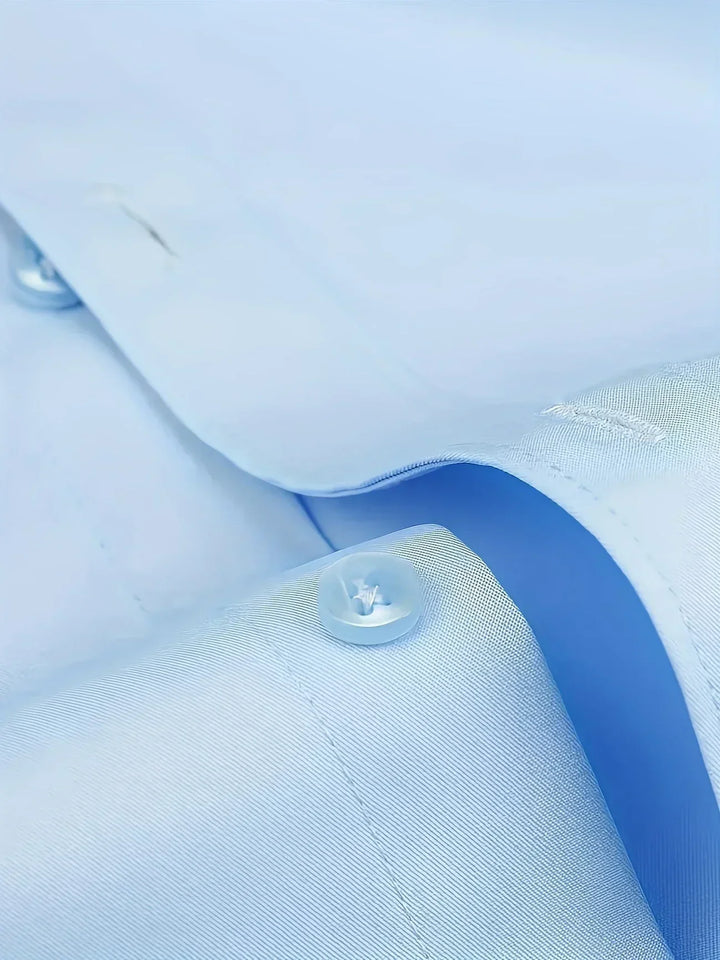 Hunter | Long Sleeve Button-Up Shirt with Refined Design