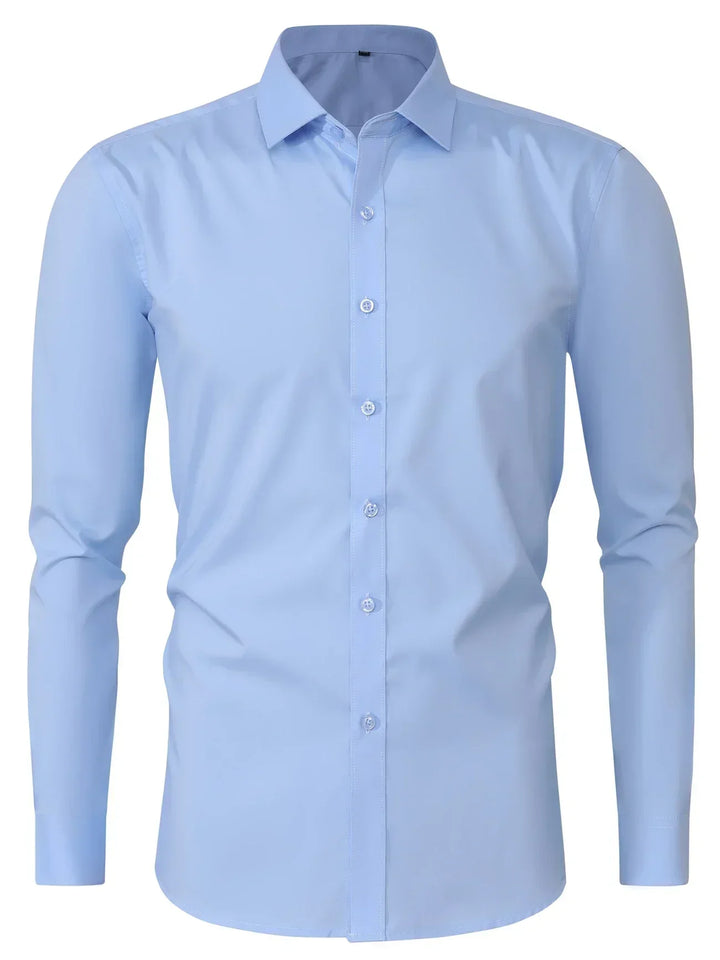 Hunter | Long Sleeve Button-Up Shirt with Refined Design