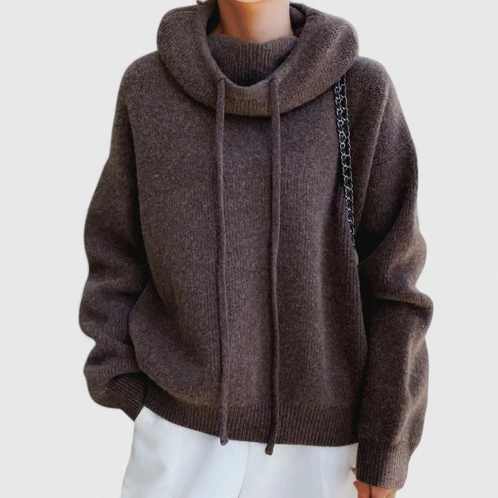 Marie | Knit Hoodie with Soft Texture