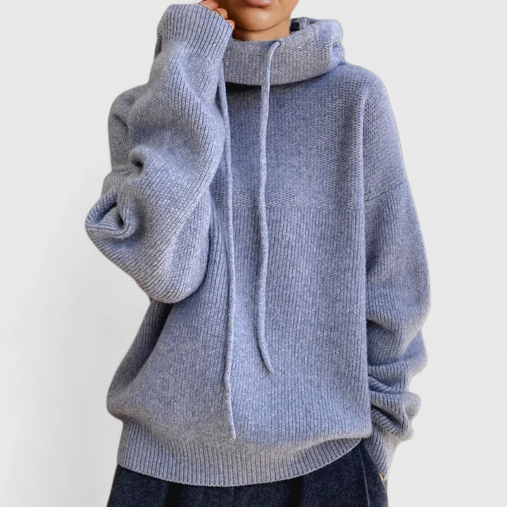 Marie | Knit Hoodie with Soft Texture