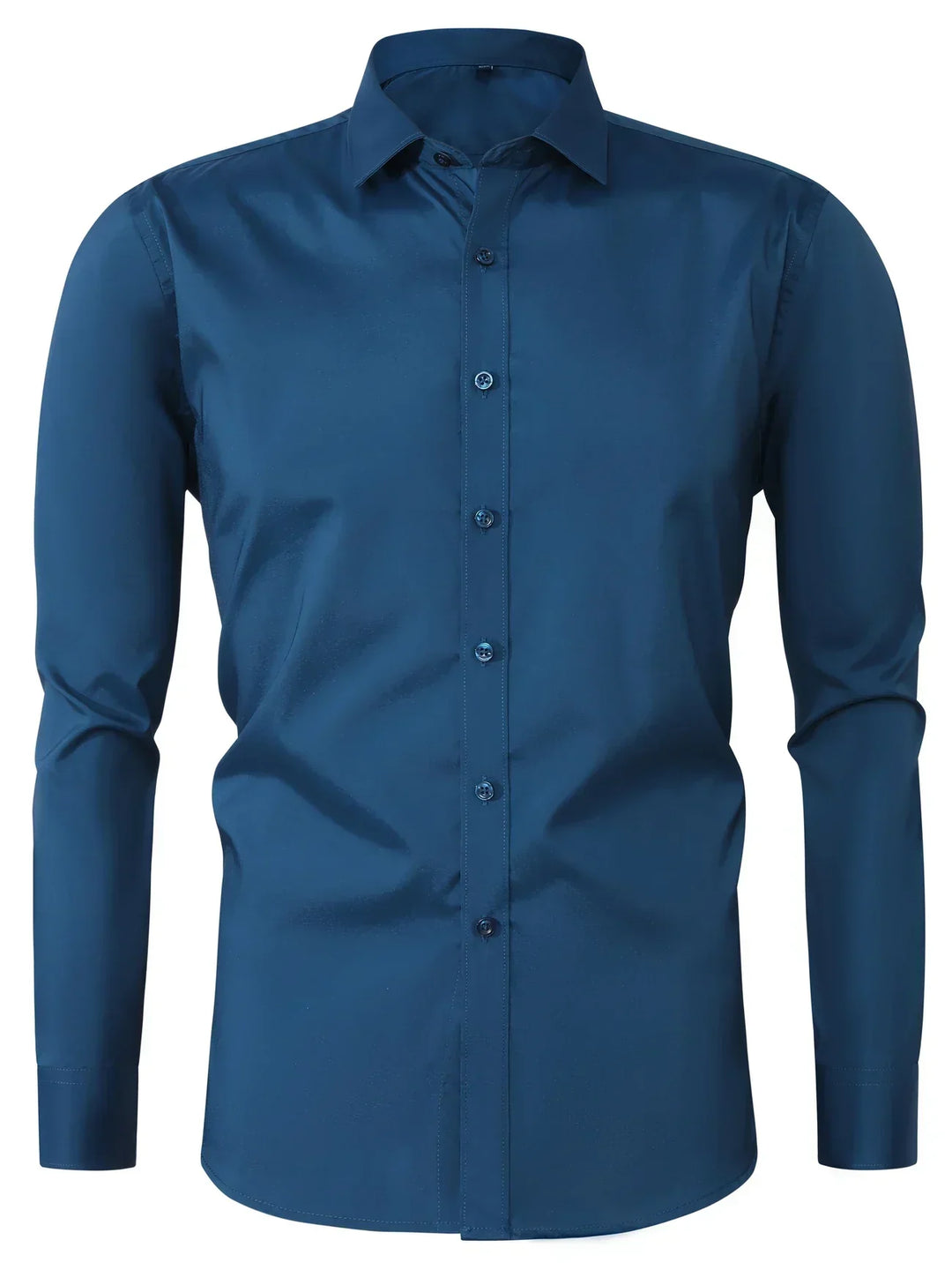 Hunter | Long Sleeve Button-Up Shirt with Refined Design