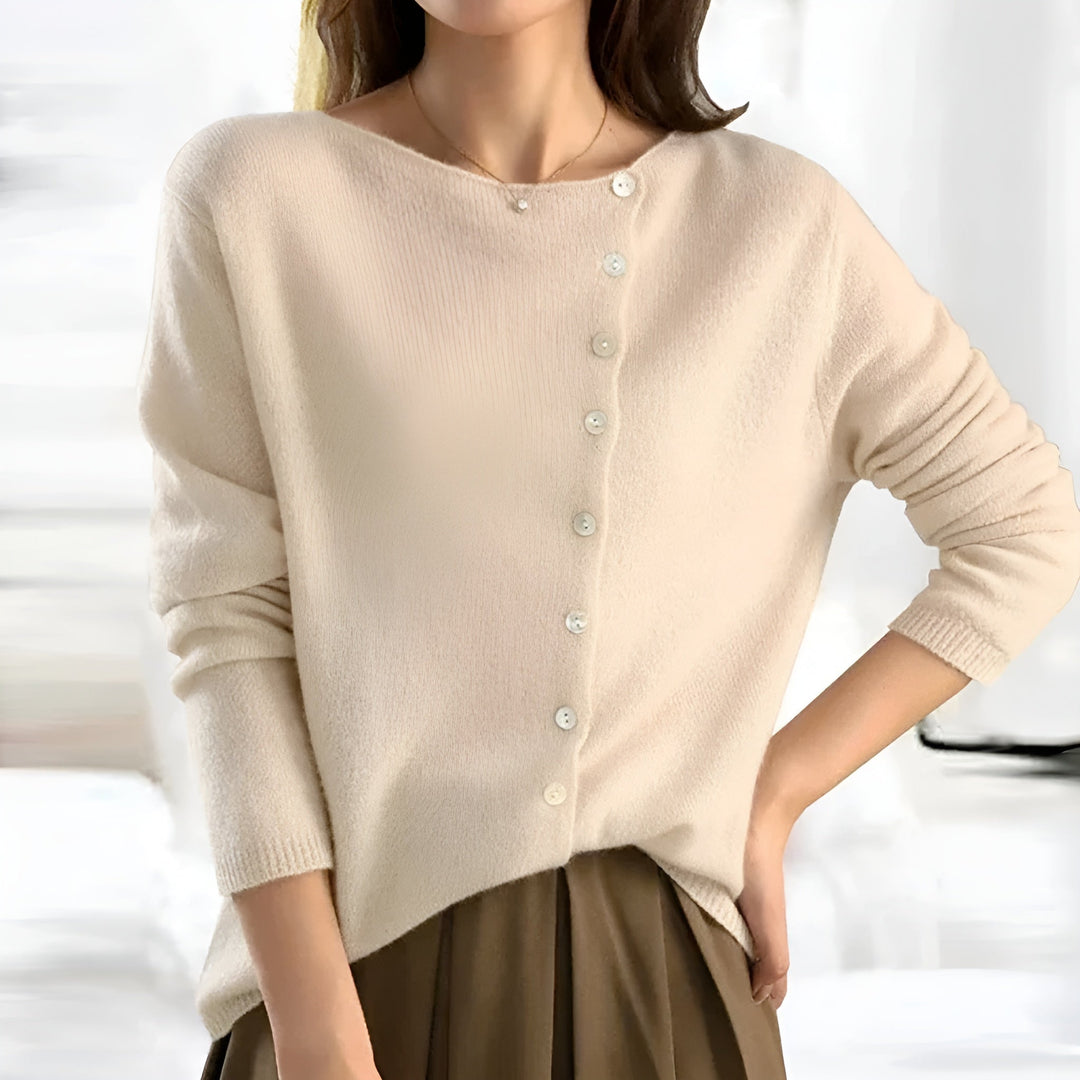 Sarah | Cardigan with Cashmere Blend