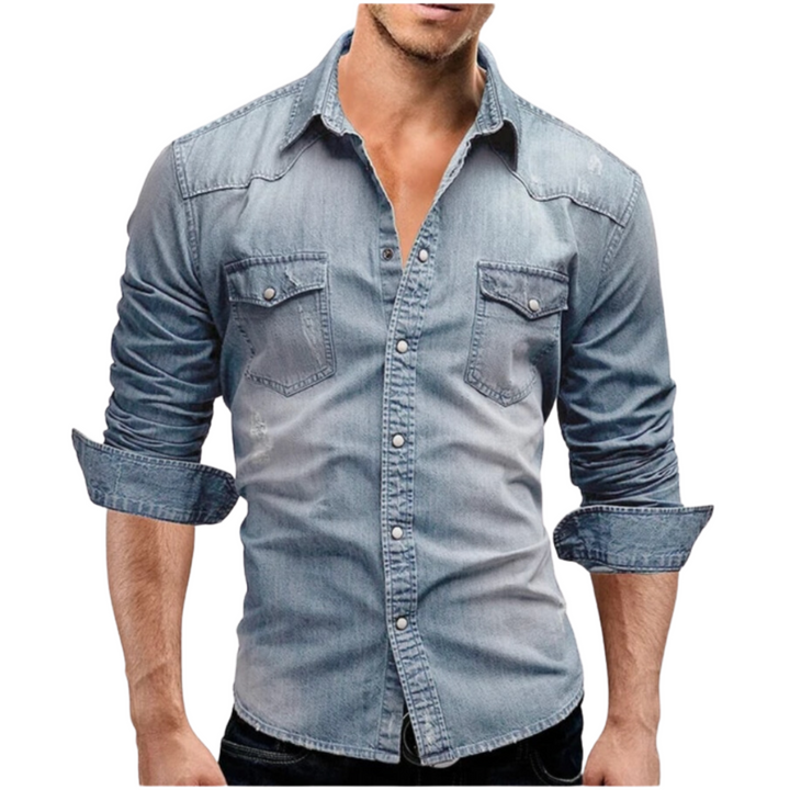 Sean | Denim Shirt with Modern Style