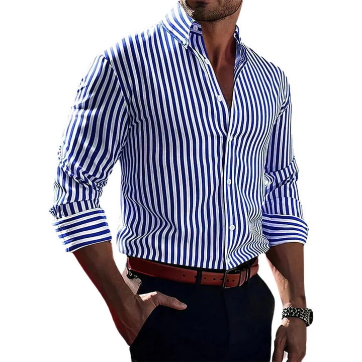 Logan | Striped Shirt with Confidence