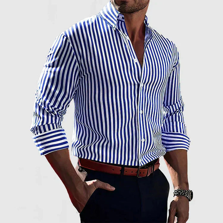 Logan | Striped Shirt with Confidence
