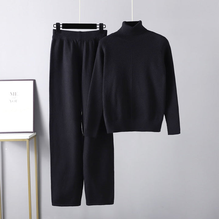 Michelle | Two-Piece Cable Knit Lounge Set with Complete Comfort