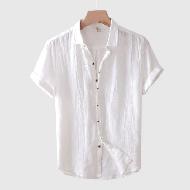 Scott | Short Sleeve Button-Up Shirt with Tailored Fit