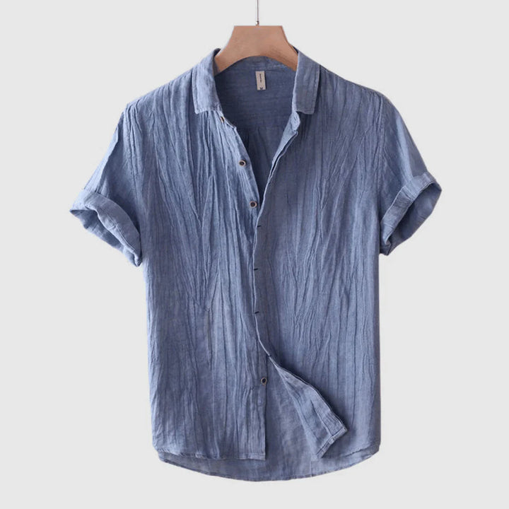 Scott | Short Sleeve Button-Up Shirt with Tailored Fit