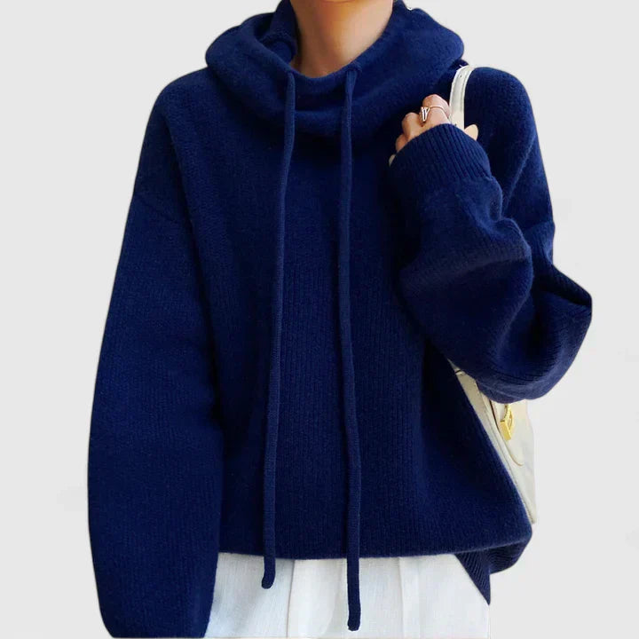 Marie | Knit Hoodie with Soft Texture