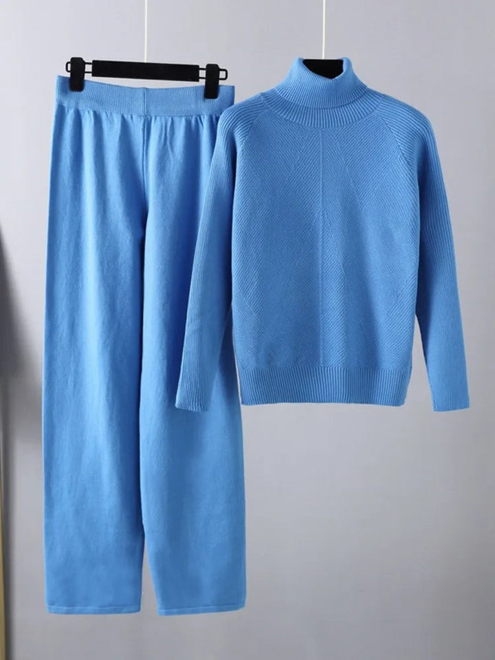 Michelle | Two-Piece Cable Knit Lounge Set with Complete Comfort